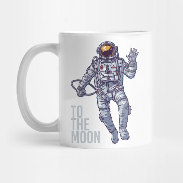 Litecoin Astronaut by FiveThirtyOne